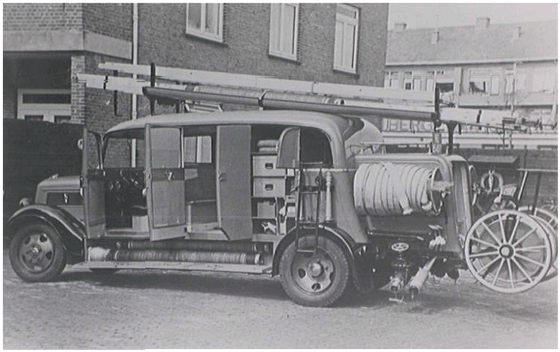 Autospuit brandweer 1937