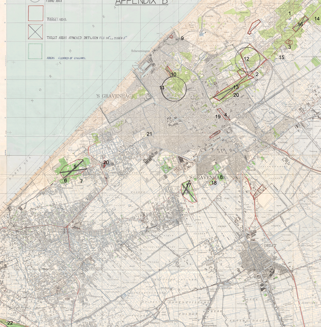 kaart met V2-locaties