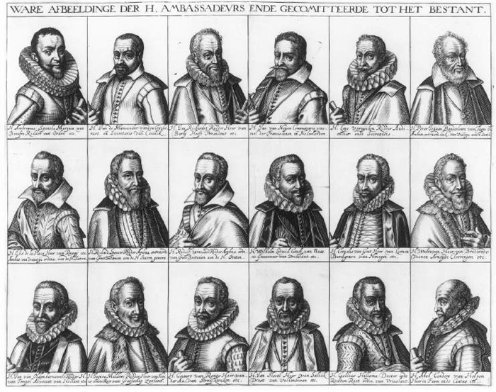 Deelnemers aan onderhandelingen aan het bestand, 1608