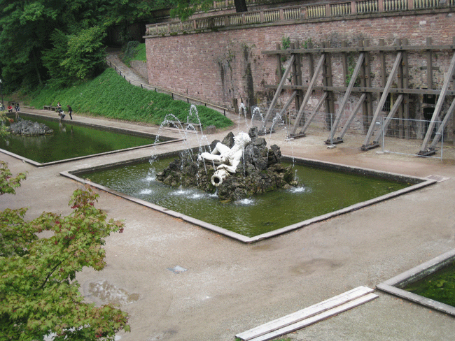 Part of the famous Hortus Palatinus