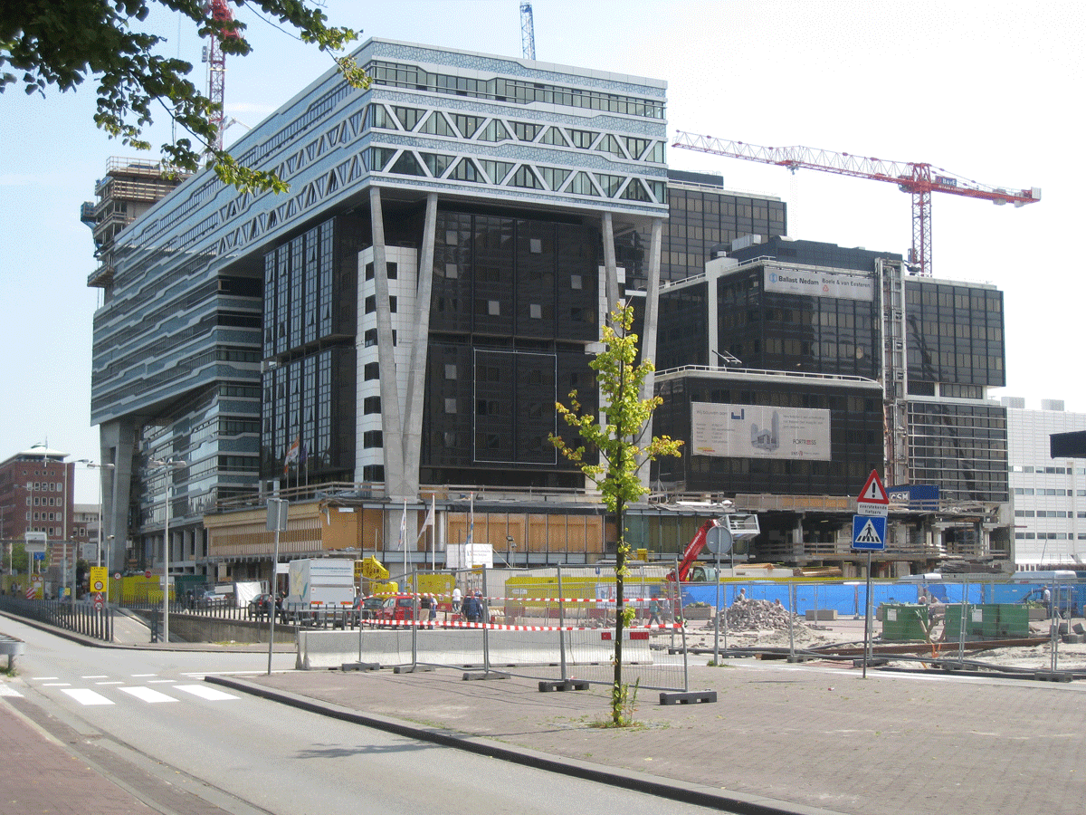 New Babylon aan de Bezuidenhoutseweg in aanbouw, 2009