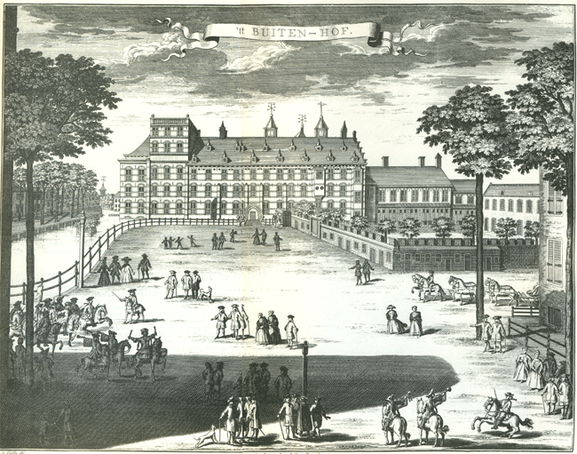Buitenhof in ca. 1735