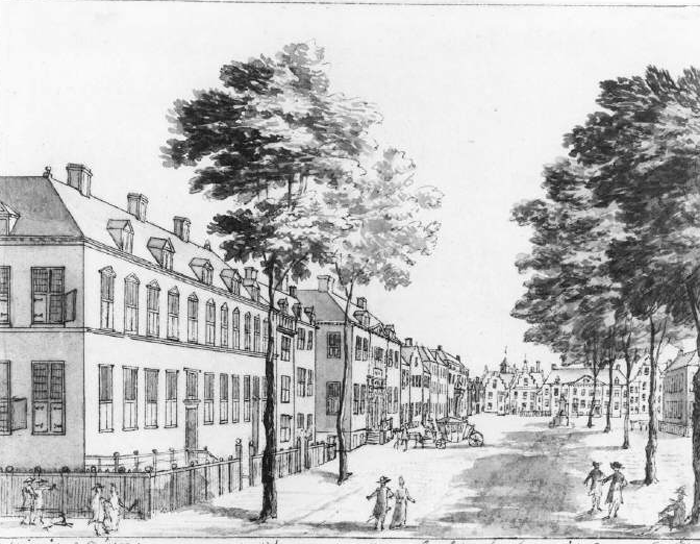 Kneuterdijk in 1690