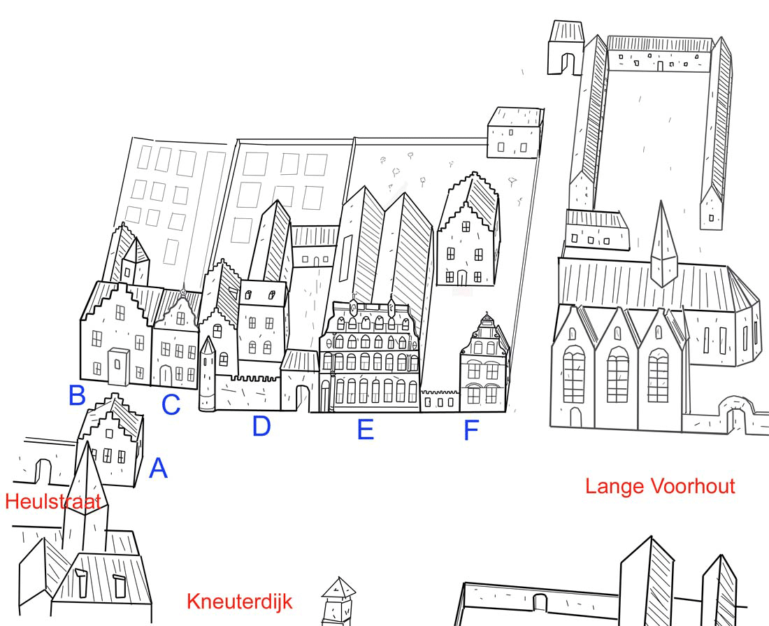 Kneuterdijk 20-24 in 1619