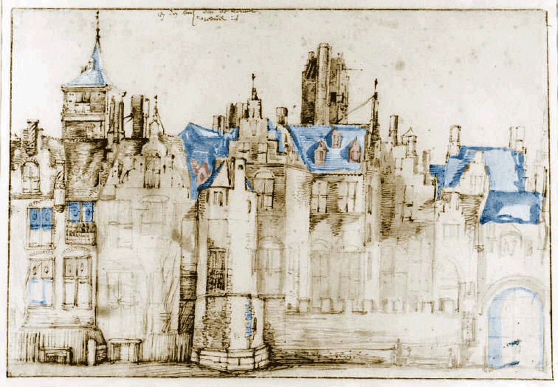 Kneuterdijk 22 in 1590