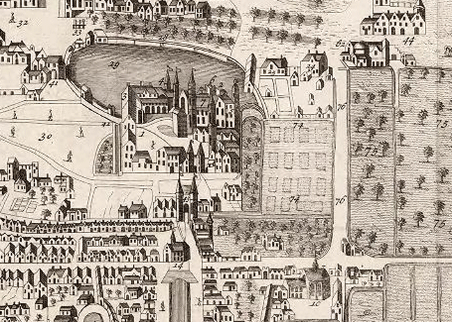 Omgeving Plein in 1570